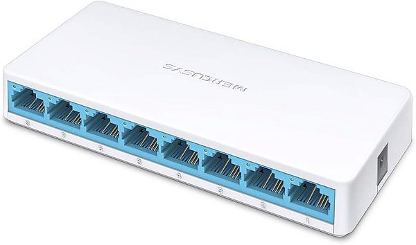 SWITCH DE MESA MERCUSYS 8 PORTAS 10/100MBPS MS108