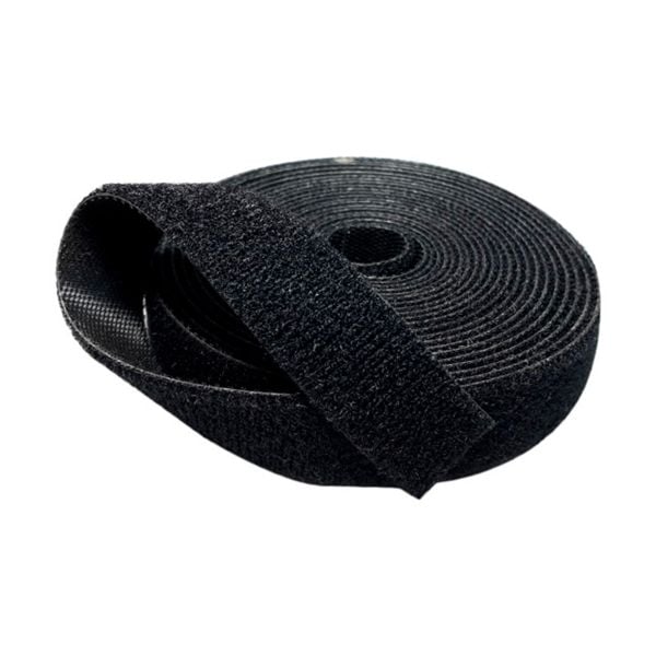 Velcro Preto Seclan Rolo 3m Organizador de Cabos e Fios | Infopeças