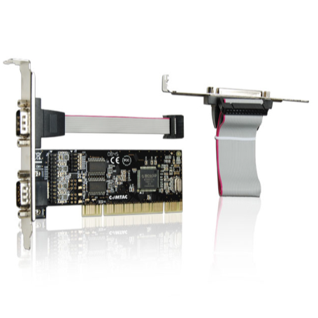 PLACA PCI 2 PORTAS SERIAIS E 1 PORTA PARALE COMTAC 27119017