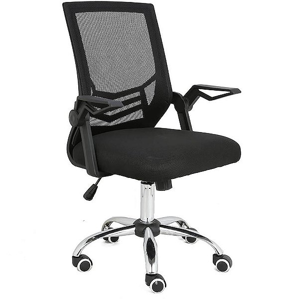 CADEIRA DE ESCRITORIO PRESIDENTE ADAPT BRACO AJUSTAVEL MULTILASER GA204