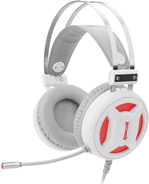 HEADSET REDRAGON GAMER MINOS BRANCO H210W