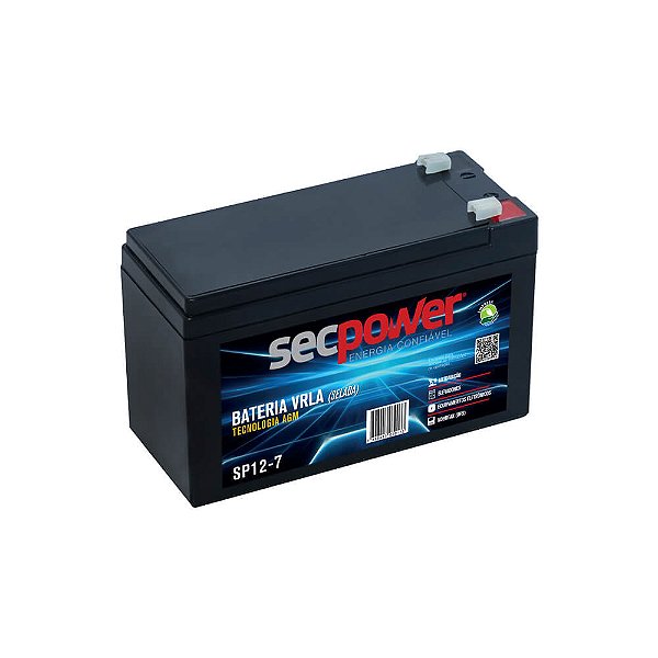 BATERIA ESTACIONARIA SELADA VRLA 12V 7A - SP12-7ALS