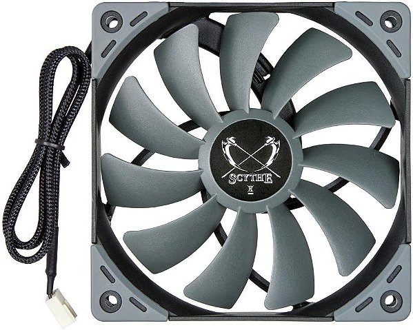 FAN KAZEFLEX 120X120MM 1200 RPM SEM PWM M-RH SU1225FD12M-RH