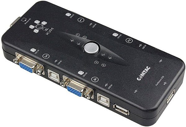 KVM SWITCH 4 PORTAS COMTAC 9391
