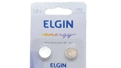 BATERIA ALCALINA ELGIN 1.5V C/ 2 LR54