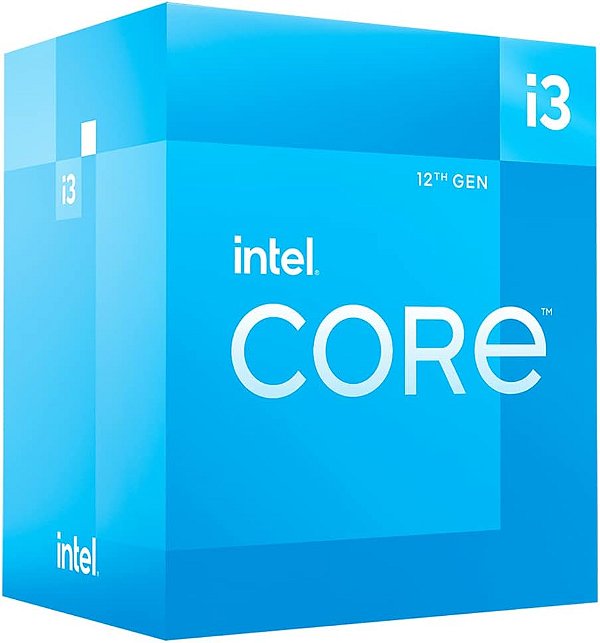 PROCESSADOR INTEL CORE I3-12100F 3.30GHZ 12MB LGA1700 PN # BX8071512100F