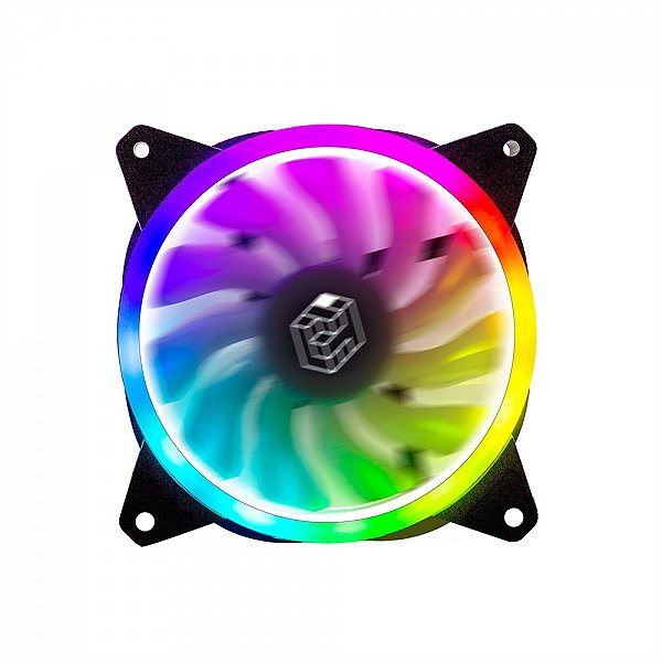 KIT FAN 3X 120MM COOLER LIKETEC LIGTHER RGB, CONTROLE REMOTO E CONTROLADORA