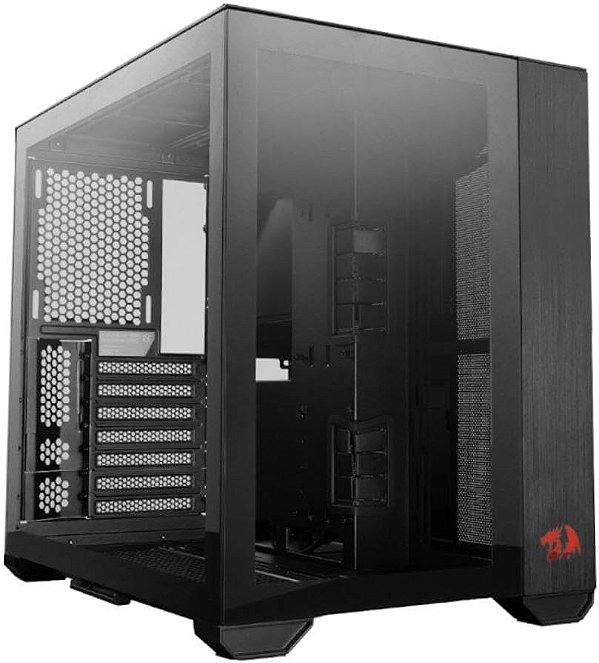 GABINETE GAMER LIAN LI - REDRAGON MODELO O11DYNAMIC MINI PRETO