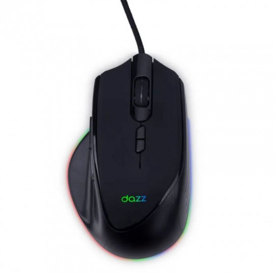 MOUSE COM FIO COLOSSUS USB2.0 PRETO 62000090 DAZZ