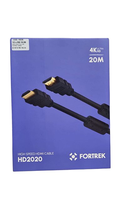 CABO HDMI 2.0 4K 20M FORTREK HD2020