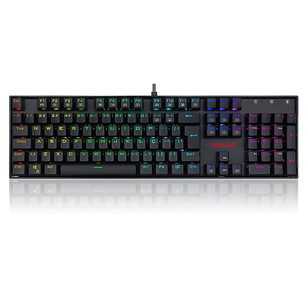 Teclado Mecânico Redragon Mitra RGB Switch Blue K551RGB-1 | Infopeças