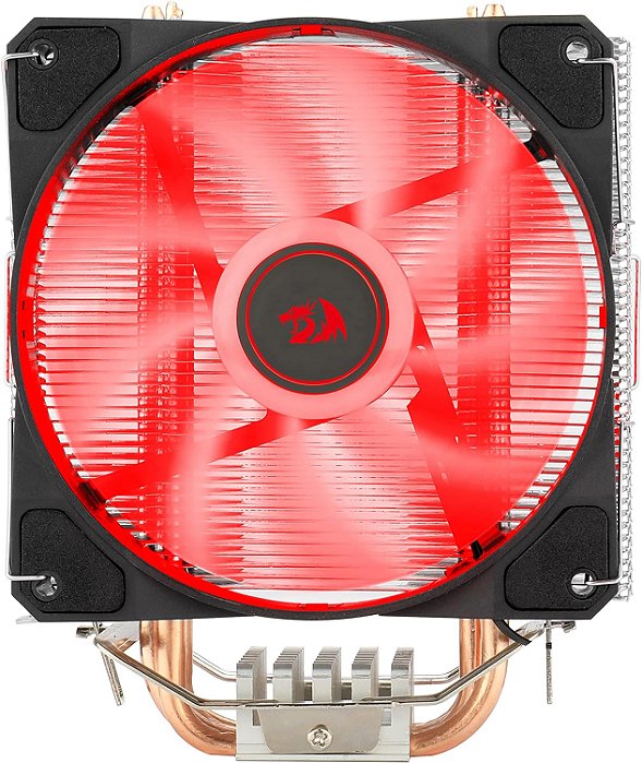 COOLER TYR CC-9104R LED VERMELHO REDRAGON