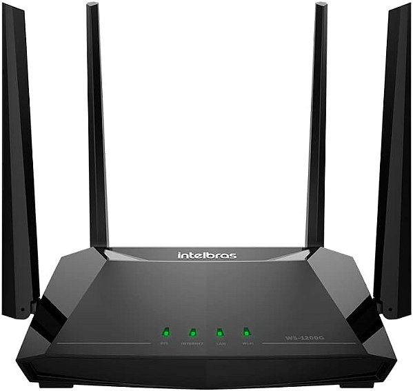 ROTEADOR INTELBRAS WI-FI 5 DUAL BAND AC1200 W5-1200G LINHA WI-FORCE