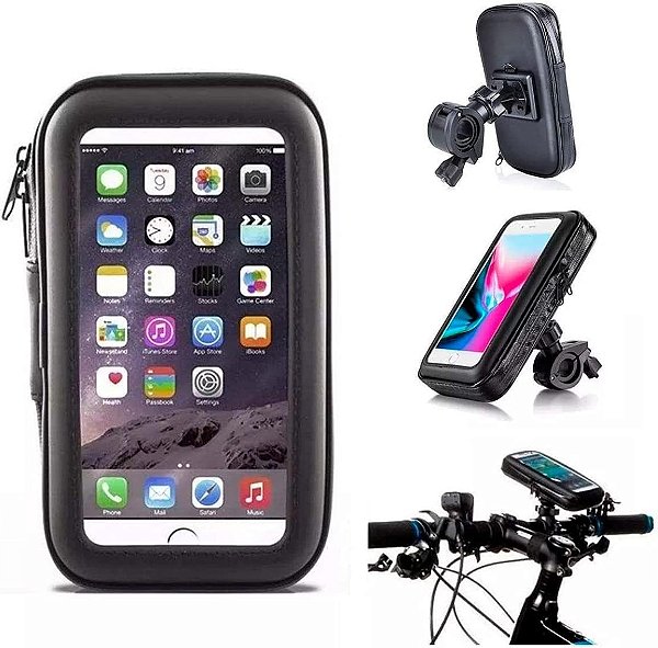 SUPORTE CELULAR IMPERMEAVEL MOTO BICICLETA ,X-CELLXC-SP-06