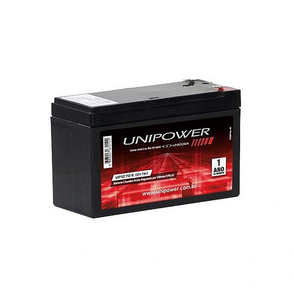 BATERIA ESTACIONARIA SELADA VRLA 12V 7AH UP1270E