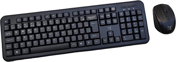 KIT TECLADO+MOUSE EXAGON SEM FIO USB2.0 PRETO MAXPRINT