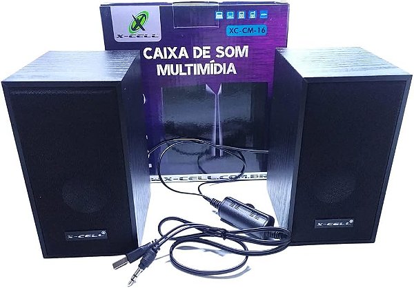 CAIXA DE SOM PARA COMPUTADOR  XC-CM-16 X-CELL