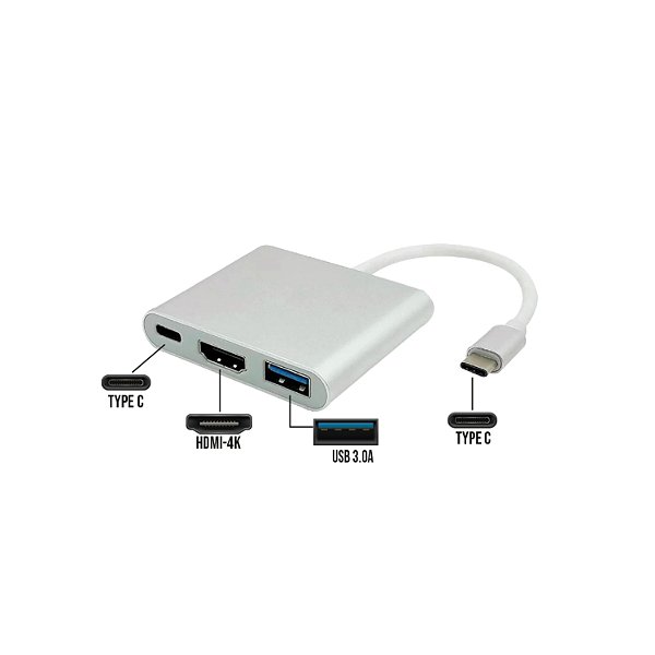 ADAPTADOR TYPE-C 3X1 :X-CELL : XC-ADP-39