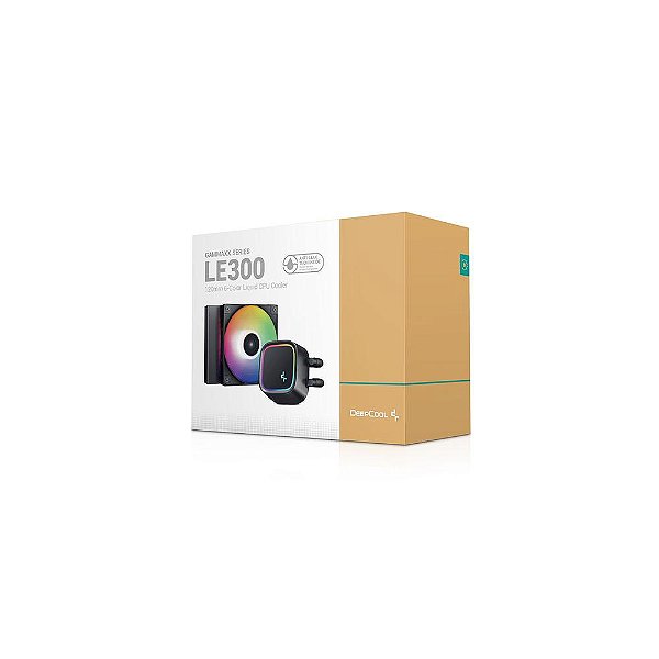 WATER COOLER ANTI-LEAK GAMMAXX LE300 LUMINACAO COM 6-COLOR LED. R-LE300-BKLNMC-G-1.