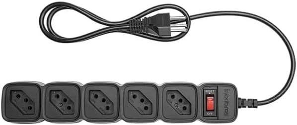 FILTRO DE LINHA PROTETOR 5 TOMADAS - EPE 205 PT INTELBRAS