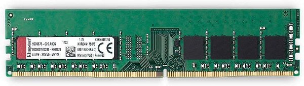 MEMORIA 8GB DDR4 2400MHZ KINGSTON DIMM/KVR24N17S8/8