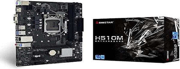 PLACA MÃE BIOSTAR H510MHP 2.0 LGA1200 2DDR4 VER 6.0 H510MHP 2.0