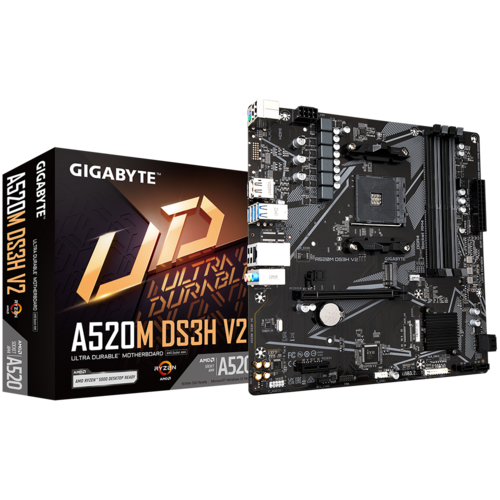 PLACA MÃE GIGABYTE - AMD A520M DS3H V2 1.1