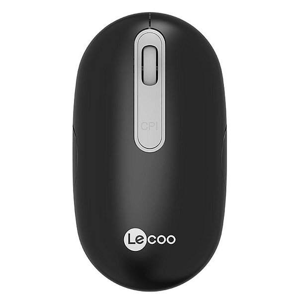 MOUSE SEM FIO RECARREGAVEL WS207 PRETO LECOO