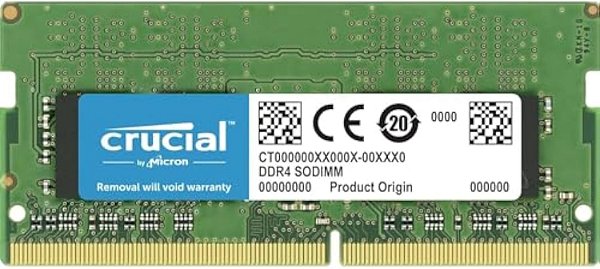 MEMORIA PARA NOTEBOOK DDR4 8GB CRUCIAL 3200 MHZ SODIMM