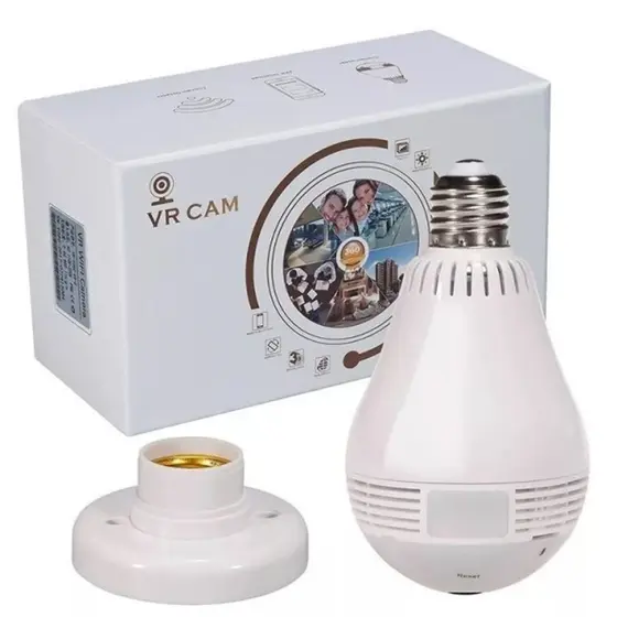 CÂMERA DE SEGURANÇA IP LÂMPADA KAPBOM KAPV380