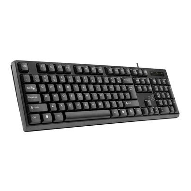 TECLADO MULTIMIDIA SK-2030 COM FIO USB2.0 PRETO