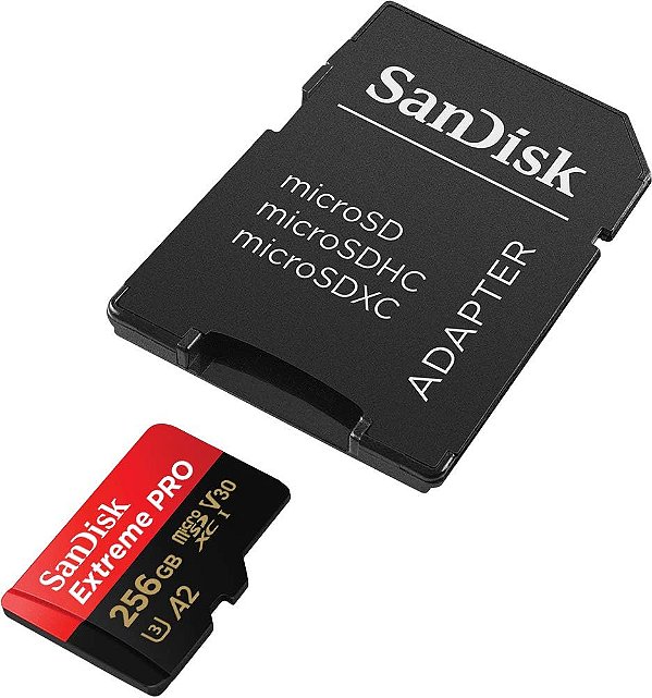 CARTAO DE MEMORIA MICRO SANDISK 256GB SDSQXCD-256G-GN6MA