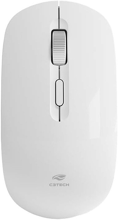 MOUSE SEM FIO RECARREGAVEL M-W80WH BRANCO C3T