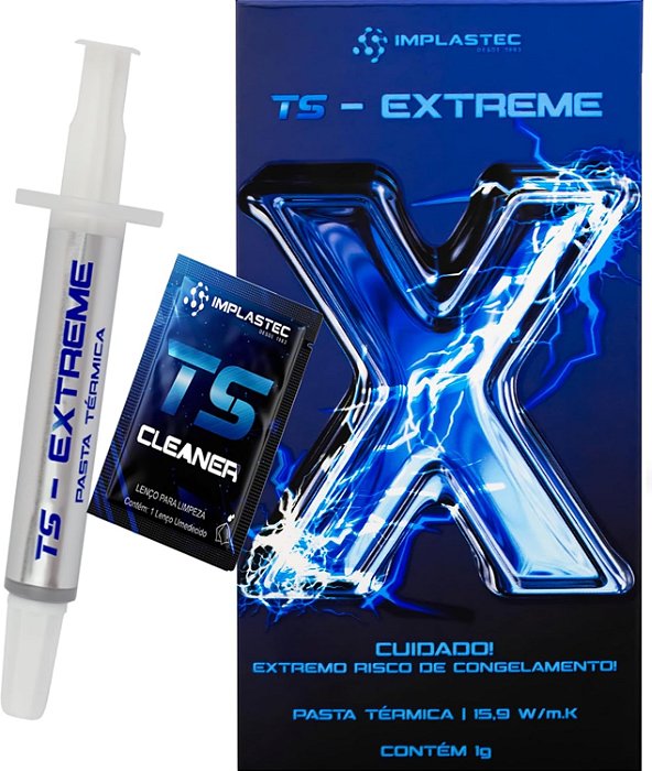 PASTA TERMICA IMPLASTEC TS EXTREME 15,9 W/M.K 1G