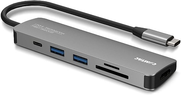 DOCKING USB-C MULTIPORTAS 6 EM 1 COMTAC