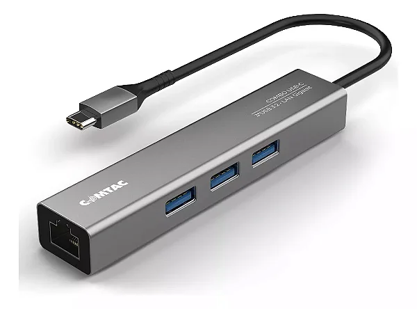 COMBO USB-C 3 PORTAS USB 32 5GBPS + 1 PORTA COMTAC 9454