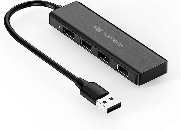 HUB USB 2.0 4 PORTAS HU-230BK C3T