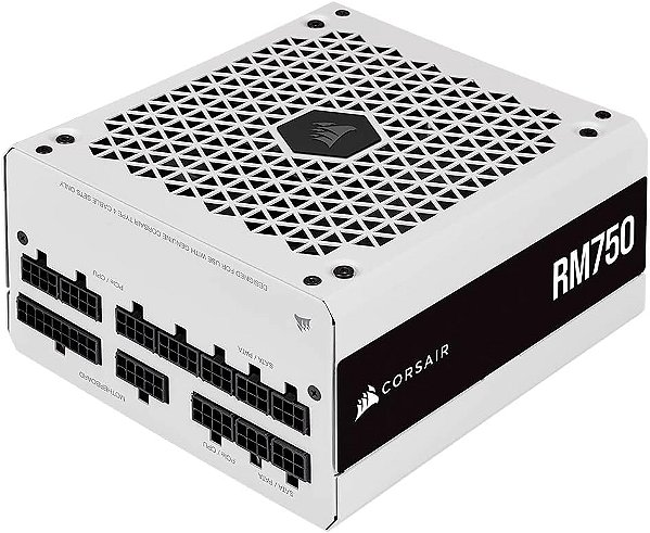 FONTE CORSAIR 750 W 80PLUS GOLD CP-9020231-WW BRANCA BRILHANTE MODULAR