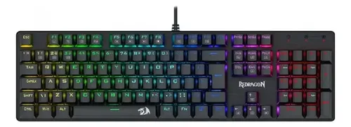 Teclado Mecânico Gamer Redragon Sindri Rainbow K671 Brown | Infopeças