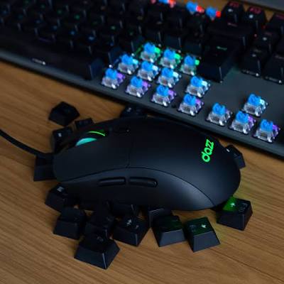 MOUSE GMO3000 RGB 12800DPI COM FIO USB2.0 PRETO