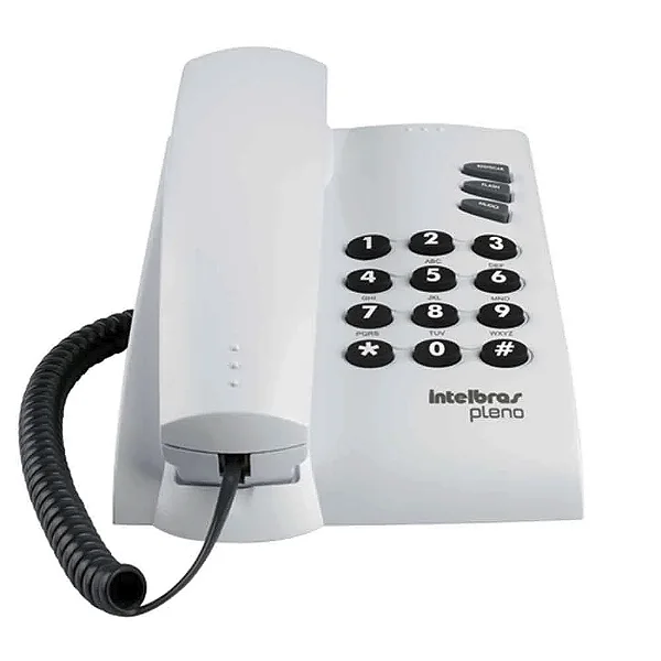 TELEFONE INTELBRAS PLENO CINZA ARTICO C/ CHAVE - STS