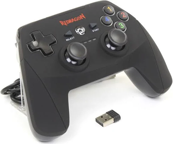 Controle Sem Fio Redragon Harrow G808 V2 Preto PC PS3 | Infopeças