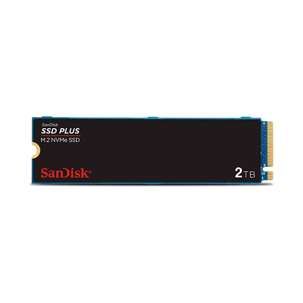 SSD SanDisk Plus 2TB M.2 2280 NVMe PCIe Gen 3.0 - SDSSDA3N-2T00-G26 - Infopeças