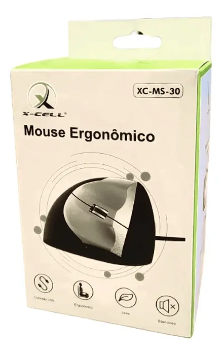 MOUSE ERGONOMICO MARCA X-CELL XC-MS-30