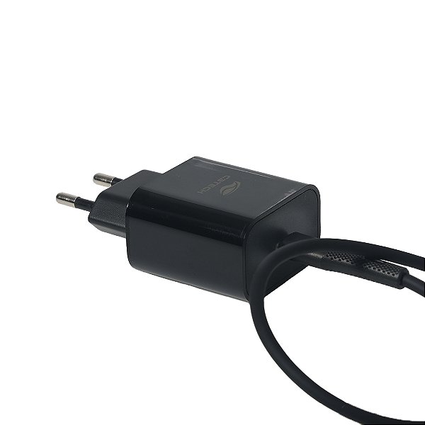 Carregador Parede C3Tech UC-P100BK USB-C PD 20W Preto | Infopeças