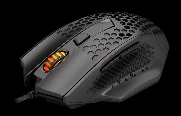 MOUSE GAMER REDRAGON BOMBER PRETO