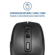 MOUSE Sem FIO MS750 USB+Bluetooth RECARREGAVel MO403