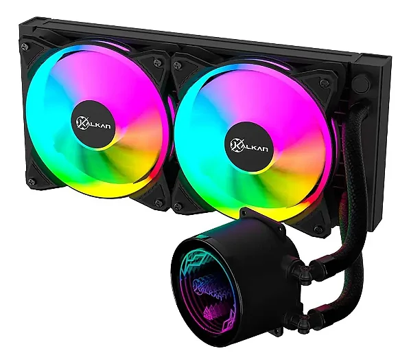 Water Cooler Kalkan Iota V2 240mm RGB Preto KLK00068 | Infopeças