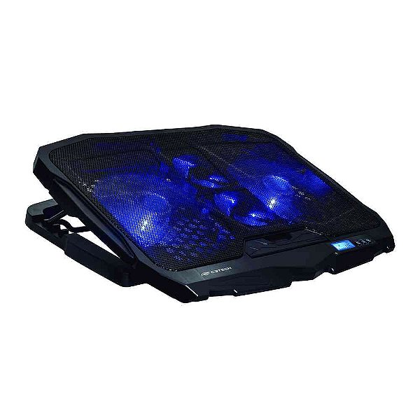Base Cooler Gamer para Notebook 17,3 C3Tech NBC-100BK com Painel Digital