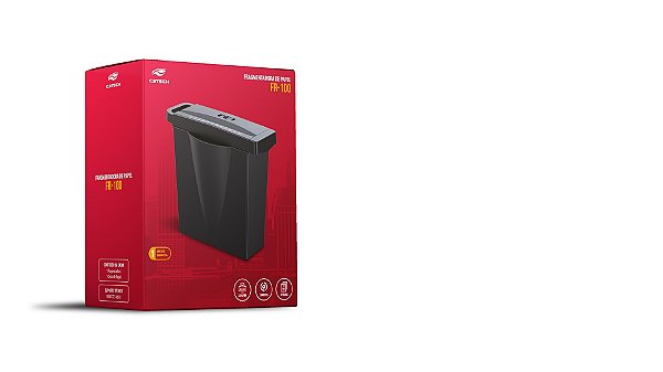 Fragmentadora de Papel 110V FR-100BK C3Tech com Desconto no PIX | Infopeças